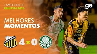 NOVORIZONTINO 4 X 0 PALMEIRAS | MELHORES MOMENTOS | 4ª RODADA | CAMPEONATO PAULISTA 2026l