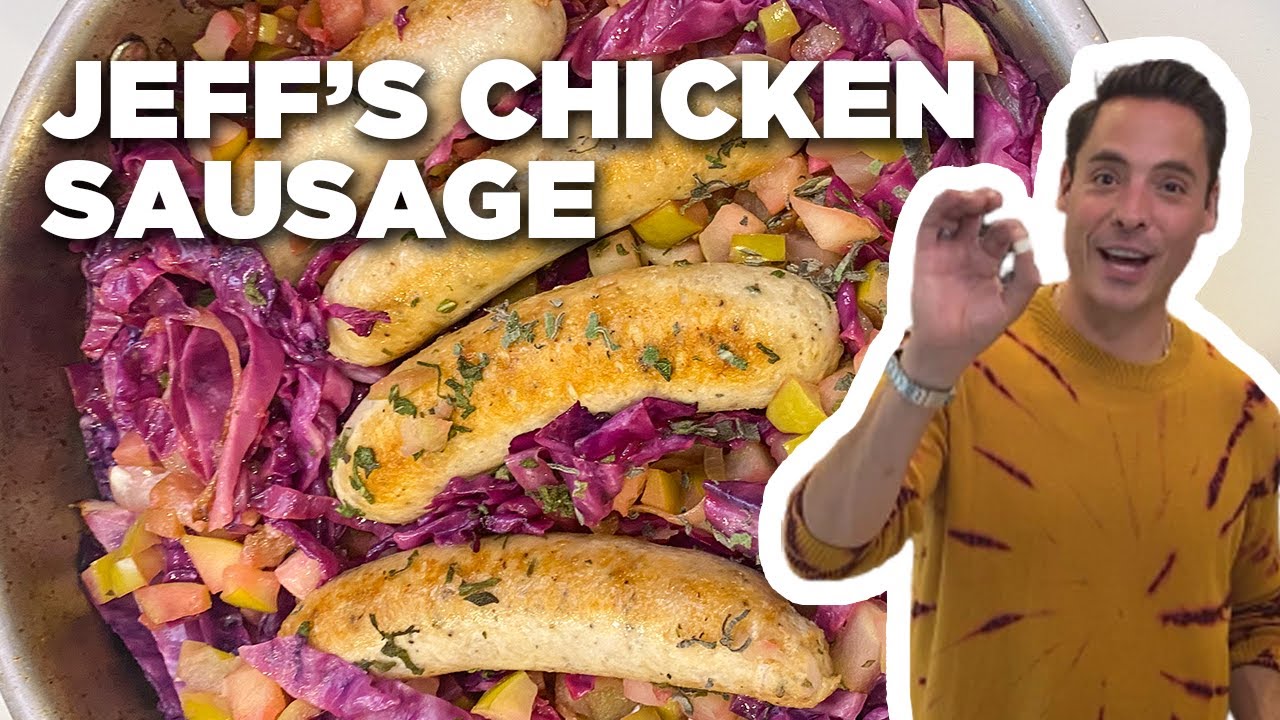 Jeff Mauros Chicken Sausage With Apples, Sage And Cabbage | The Kitchen