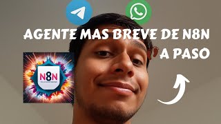 Crea un agente de IA con n8n para Telegram o WhatsApp: Guía paso a paso EN VIVO