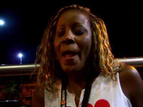 Rainy Payne  LIVE Poem  outside Ronda Ocho Bar at the Vocal Booth Weekender Oct 2009