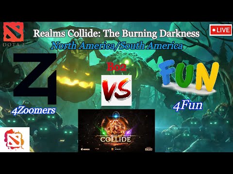 🔴[DOTA2 LIVE] 4ZOOMERS vs 4FUN (EternalEnvy Team) Bo2 -Realms Collide: The Burning Darkness