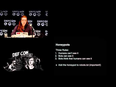 DEF CON 23 - Ryan Mitchell - Separating Bots from the Humans