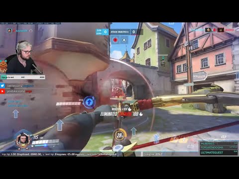 ARRGE HANZO MAIN - 49 ELIMS! POTG! [ OVERWATCH SEASON 23 TOP 500 ]