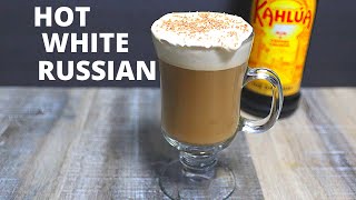 Hot White Russian Cocktail With Coffee