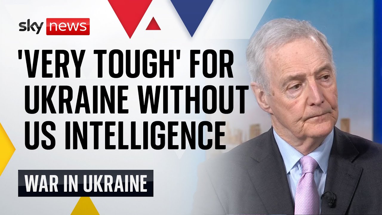 What's the impact of US not sharing intelligence with Ukraine? | Michael Clarke analysis