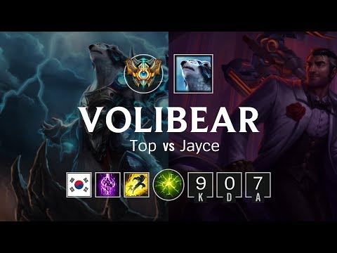 Volibear Top vs Jayce - KR Challenger Patch 8.19