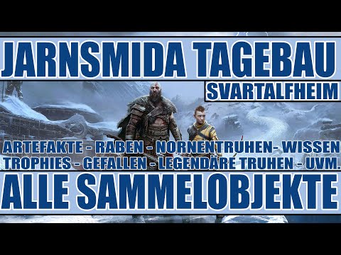 God of War Ragnarök - 100% Guide Svartalfheim - Jarnsmida Tagebau - Alle Sammelobjekte