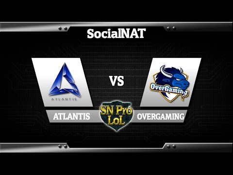 Jornada 3 SN Pro LoL: Atlantis vs Overgaming