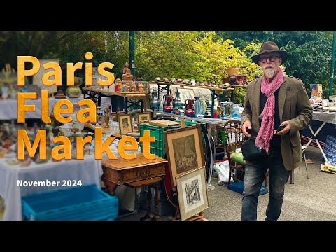 Paris 🇫🇷 Flea Market Adventure: Uncover Treasures in 4K! ✨