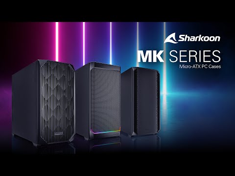 Sharkoon MK2 Micro-ATX Case - Black-thumb-1
