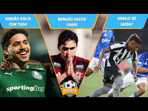 FLAMENGO GOLEIA! Palmeiras vence e Botafogo barra Danilo