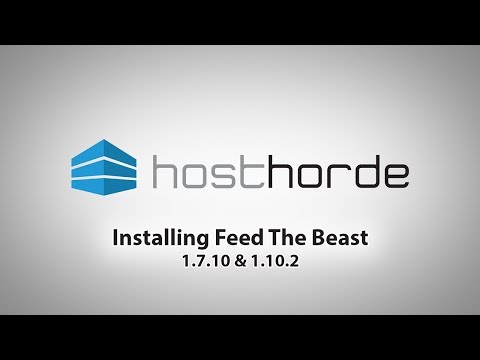 HostHorde: Installing FTB (1.7.10 & 1.10.2)