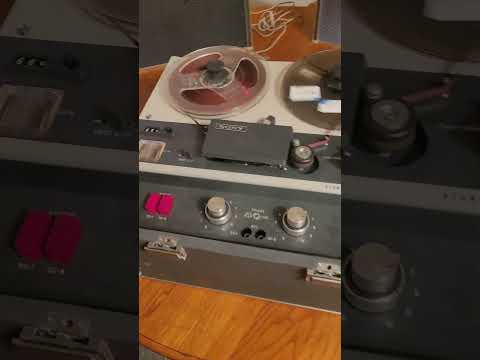 Sony TC 500a Tapecorder tube reel to reel 1/4" 2 speed recorder. 70's image 12