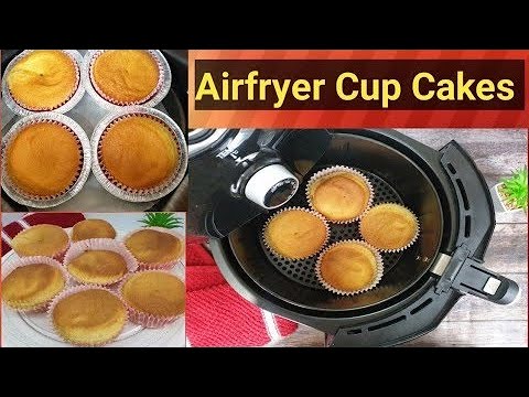 Christmas special cupcakes in Air fryer | I tried for the first time 🧁