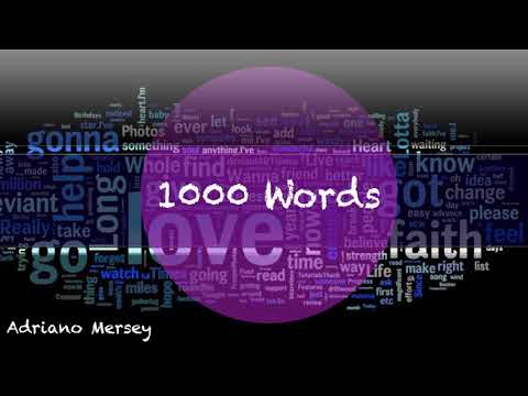 Adriano Mersey - 1000 Words