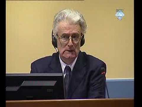 Karadzic makes first appearance before genocide court