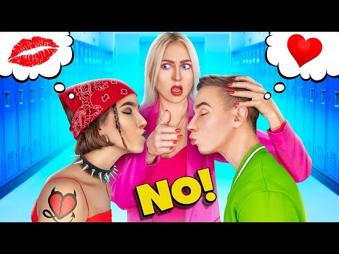 Nerd VS Zoon van de Directeur op Mijn School! Eerste Dag op de Nieuwe School! Moeder is de Directeur