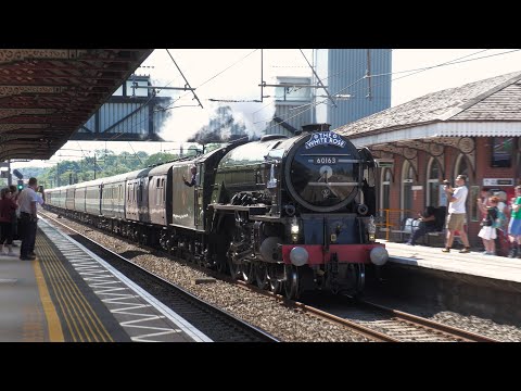60163 'Tornado' Whistling through Doncaster with The White Rose - 12/07/25