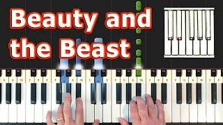 Beauty and the Beast - Piano Tutorial - Disney - Sheet Music (Synthesia)
