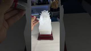Ấn Rồng Thạch Anh Trắng Tự Nhiên Nguyên Khối 5,5kg Trang Trí Phong Thuỷ Cao Cấp