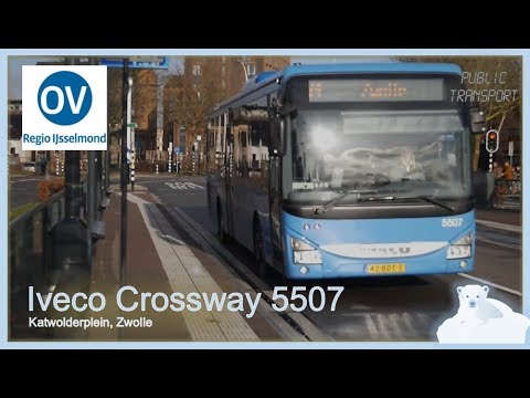 🚍 Iveco Crossway 5507 arriveert als lijn 71 in Zwolle | 02-01-2018