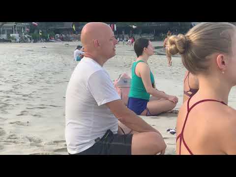 Yoga on Kata Beach Thailand