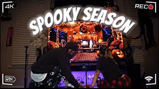 DECORATING OUR APARTMENT INTO A HAUNTED HOUSE FOR HALLOWEEN 🏡👻 🎃 | VLOGTOBER 6
