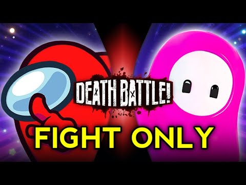 Among us vs fall guys (fight only)