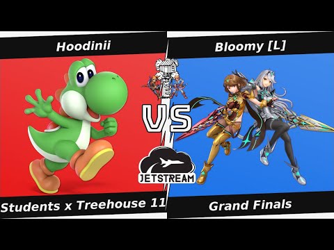 Students x Treehouse 11 Grand Finals - Hoodinii (Yoshi) Vs. Bloomy [L] (Pyra) Smash Ultimate - SSBU