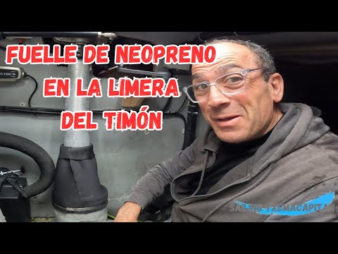 How to make your neoprene rudder gaiter