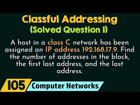 Classful Addressing Solved Question 1