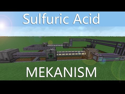SULFURIC / SULFUR ACID - Mekanism Tutorial [DEUTSCH / GERMAN]