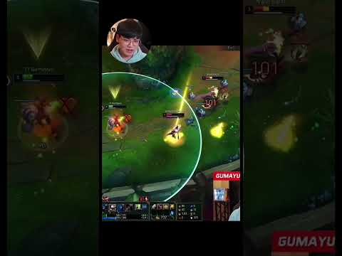 Gumayusi being godlike 1v2😤 - League of Legends