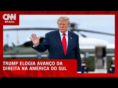 Trump elogia guinada conservadora na América do Sul, mas não cita Brasil | LIVE CNN