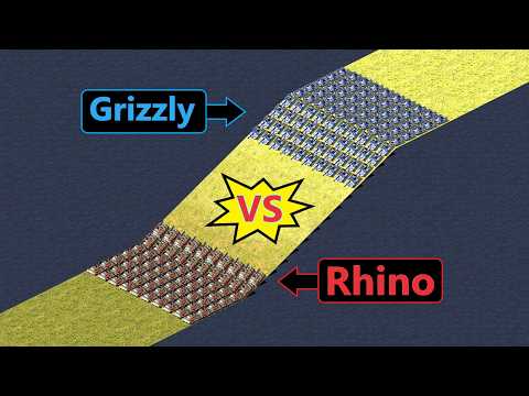 Can Grizzly win on high ground? - Same Cost - Red Alert 2