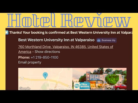 Best Western University Inn at Valparaiso 760 Morthland Drive, Valparaiso, IN 46385, Room 308 Review