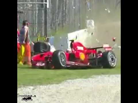 Kimi Raikkonen suffers catastrophic suspension FAILURE!!! #shorts