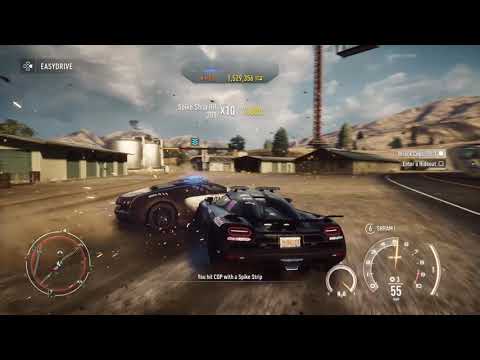 Wrecking 100 cops in one go - Need for Speed Rivals