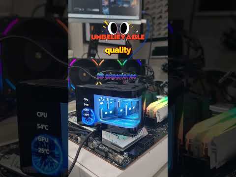 thermalright wonder vision 360 ub argb black aio liquid cooler. curved old screen. looks beautiful!