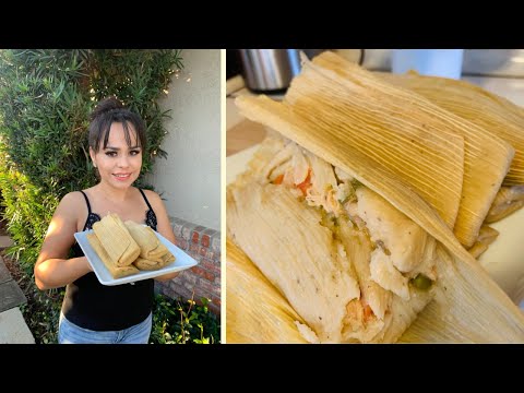 LOS MEJORES TAMALES DE POLLO CON VERDURAS | RECETA EXPLICADA PASO A PASO