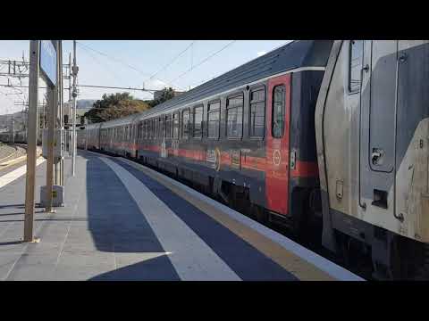 Treno IntercityNotte+Locomotore E403 018 IntercityNotte 1567 Torino Porta Nuova-Reggio di C.C.