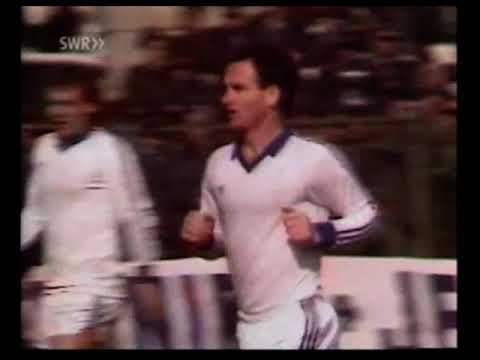 16/03/1983 Uefa Cup Quarter Final 2nd leg UNI CRIAOVA v KAISERSLUATERN
