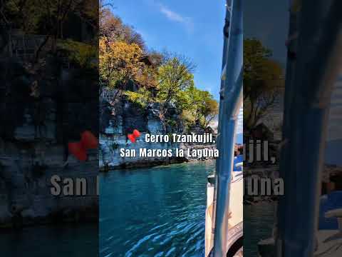 ¿Te atreverías saltar aquí? 😱 Cerro Tzankujil, San Marcos La Laguna #Shorts #Guatemala