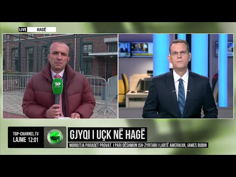 Top Channel/ Gjyqi i UÇK në Hagë/ Mbrojtja paraqet provat. I pari dëshmon, ish-zyrtari amerikan