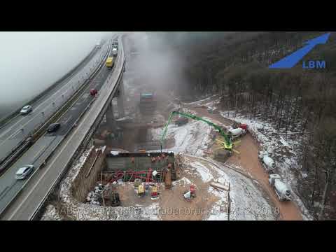 Überflug Pfädchensgraben- und Tiefenbachtalbrücke A 61