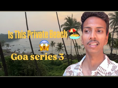 Is this Beach was￼ pvt ??🤔😨 GOA TRIP🏖️￼