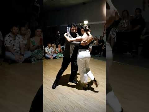  Andrés Molina  and  Natacha Lockwood  are  dancing  to  a  tango  by  Adolfo Berón