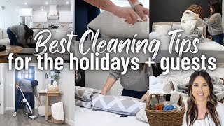 BEST CLEANING TIPS FOR THE HOLIDAYS |PREPPING YOUR HOME FOR GUESTS |2022 CLEANING TIPS FOR YOUR HOME