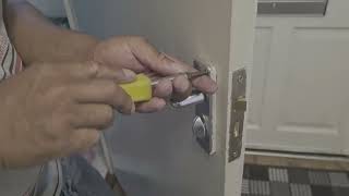 How to strip and rebuild a bathroom door lock