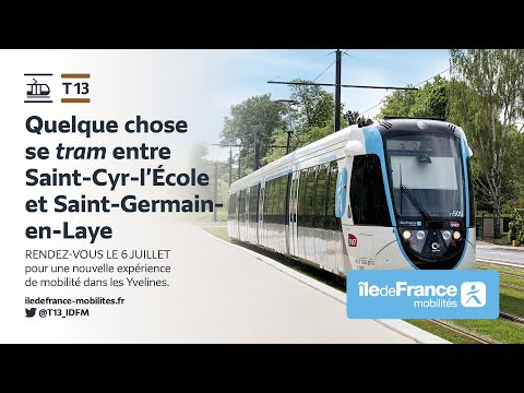 Inauguration du Tram T13